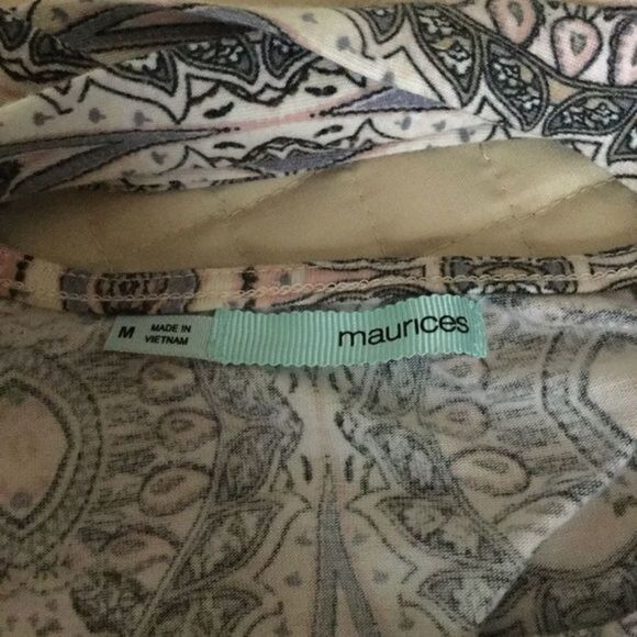 Maurices Lace Trimmed Cris Cross Back Tunic‎ Size Med - Picture 7 of 10